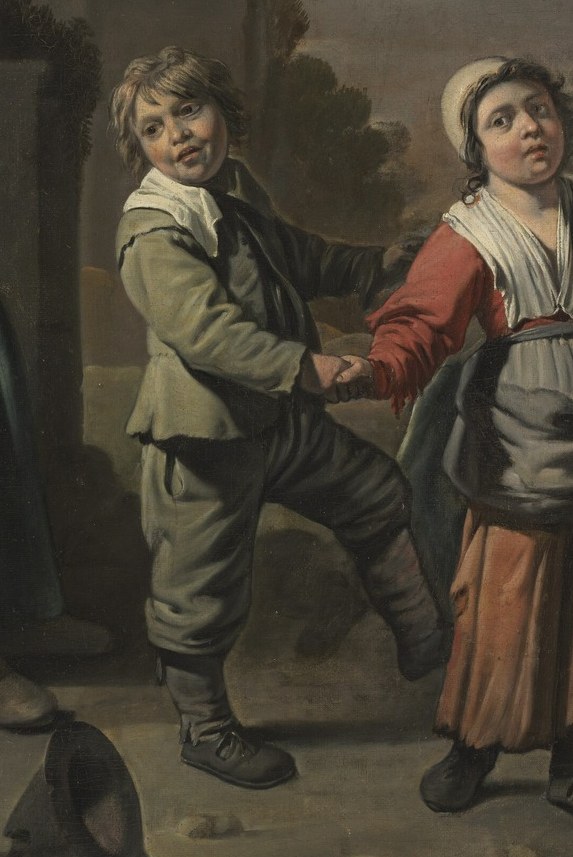 The dancing children show proper innocent recreation.