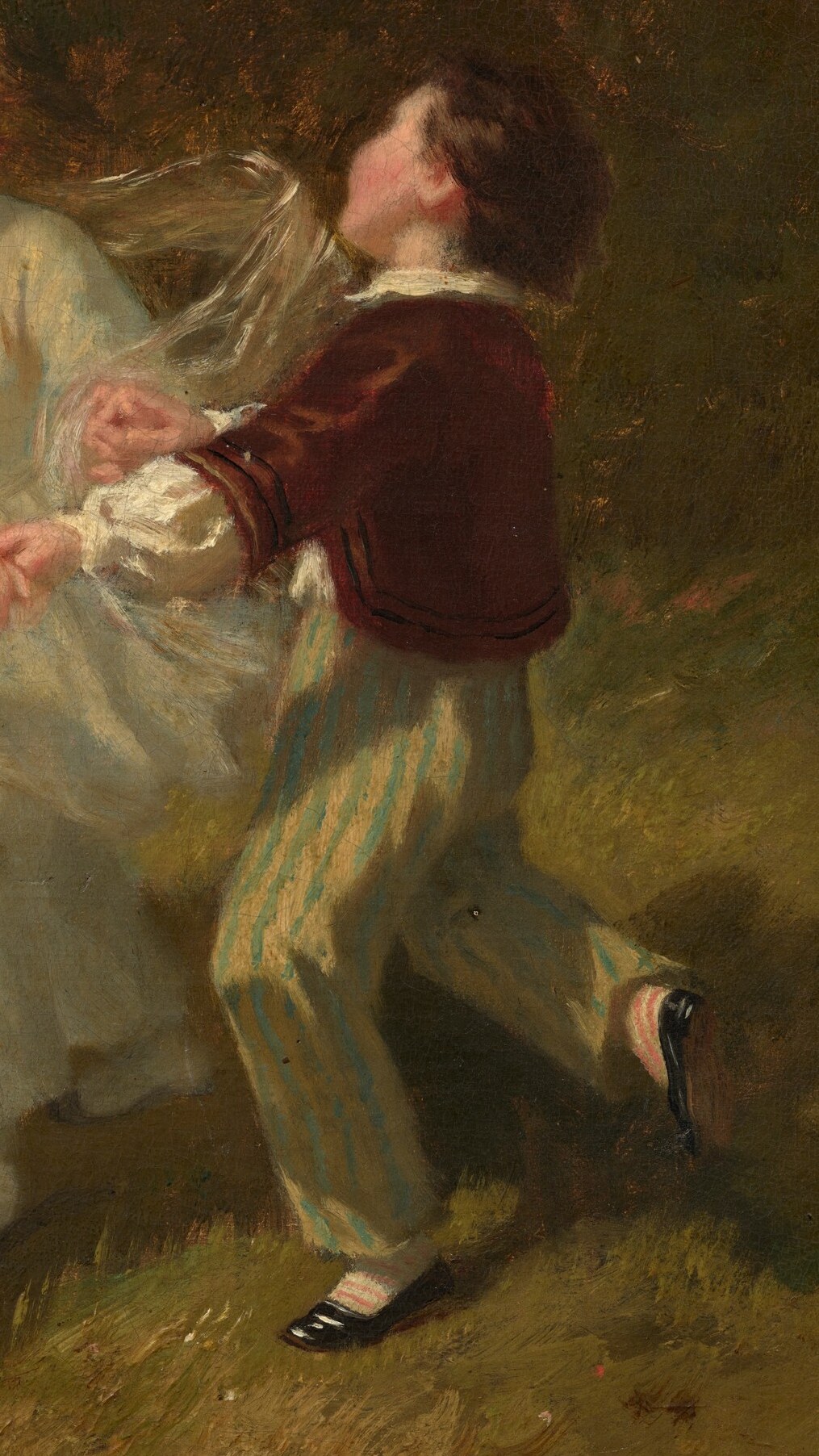 See how the light plays on their clothes and hair?