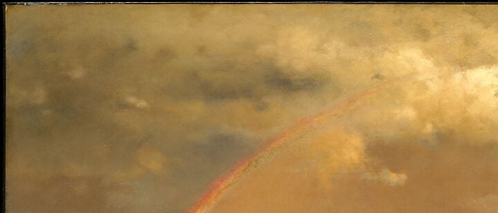 Most painters filled their canvases with battlefields.