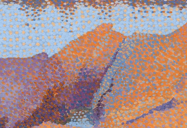 Every dot is a distinct stroke, not blended on the canvas.