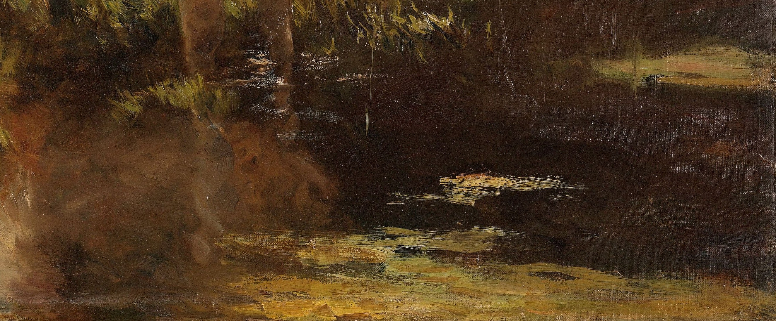 This impasto technique gives the painting a robust, immediate feel.