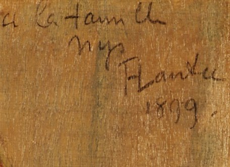 The inscription reveals it was for the Nys family.