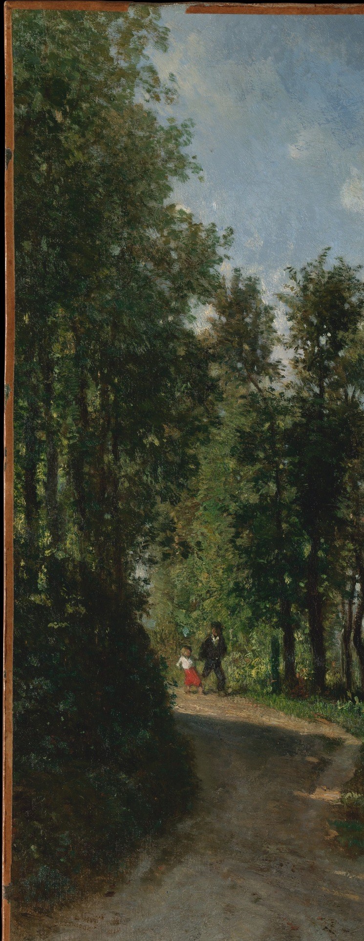 The painter, Constant Troyon, was part of the Barbizon school.