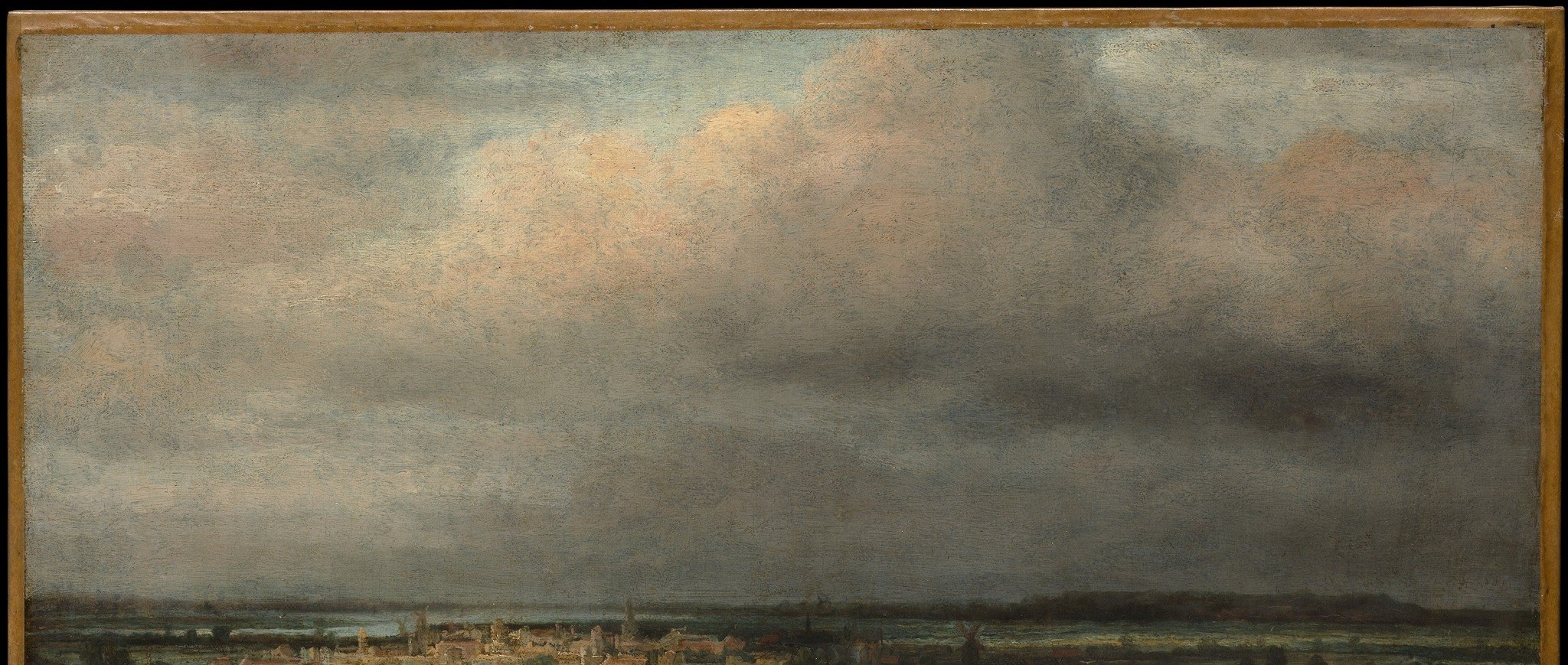 But the real trick is the sky, half the painting.