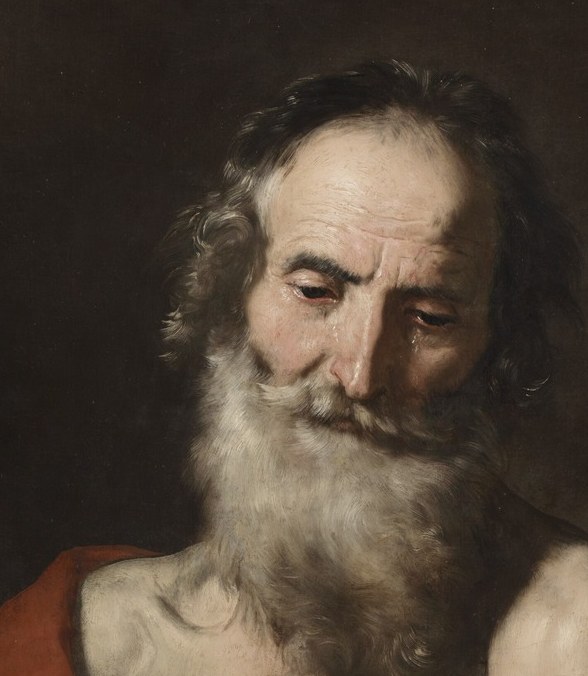 His Saint Jerome, shown in intense spiritual struggle.