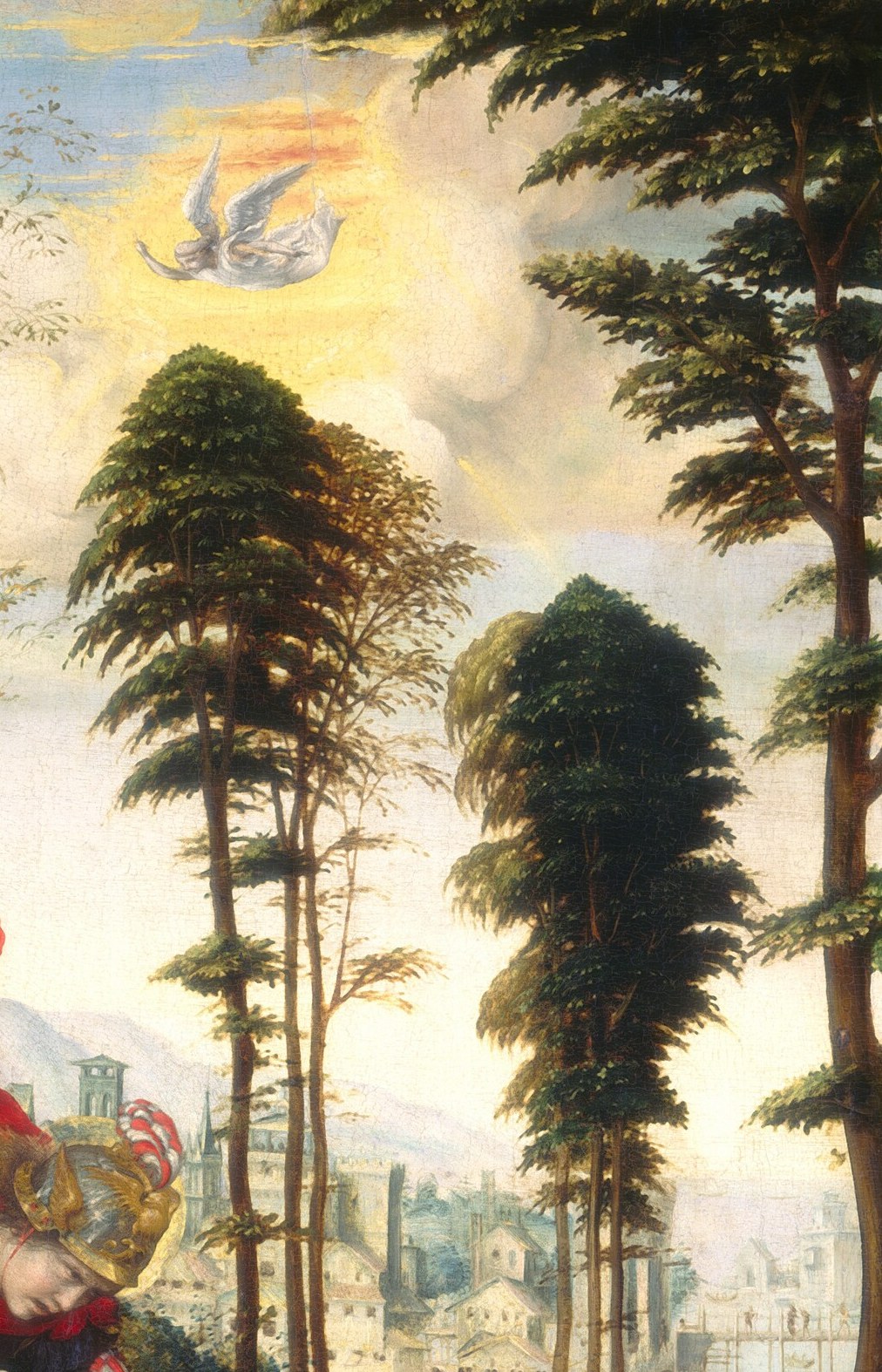 This painter (Sodoma) lived in Siena, far from Rome.