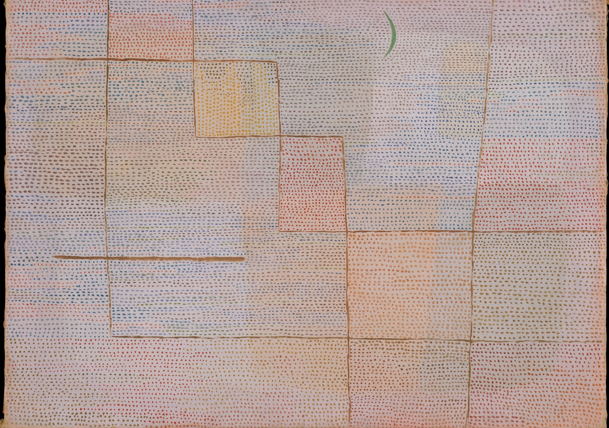 These repeating patterns create subtle color shifts.