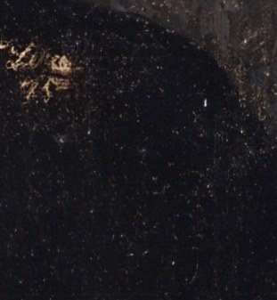 Look at the stark, textured fabric.