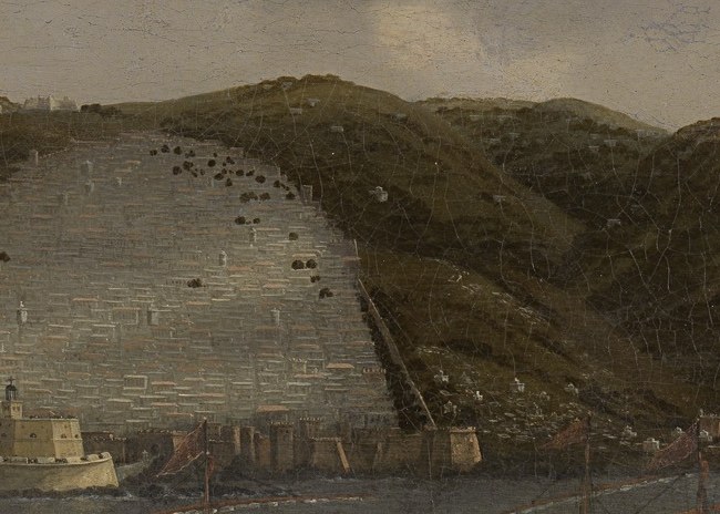 This wall defended the most powerful corsair port in the Mediterranean.