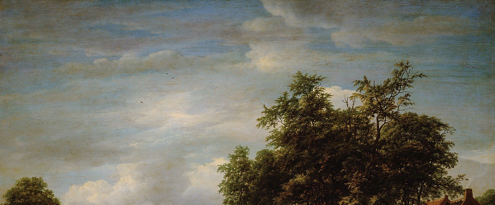 Look at the dramatic, moving sky.