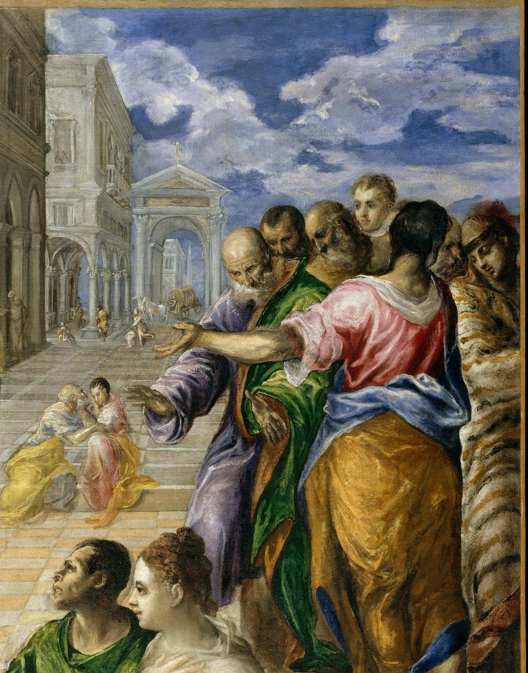 The crowd watches a miracle happen.