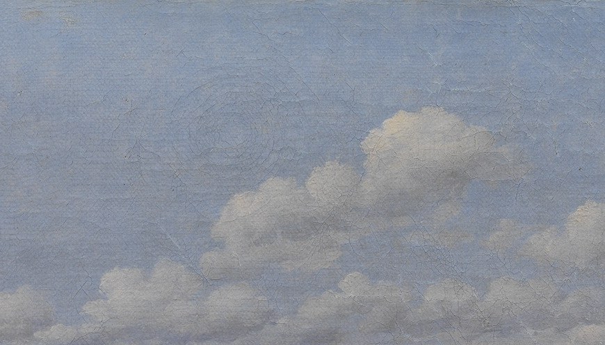 Eckersberg trained by painting cloud studies outdoors.