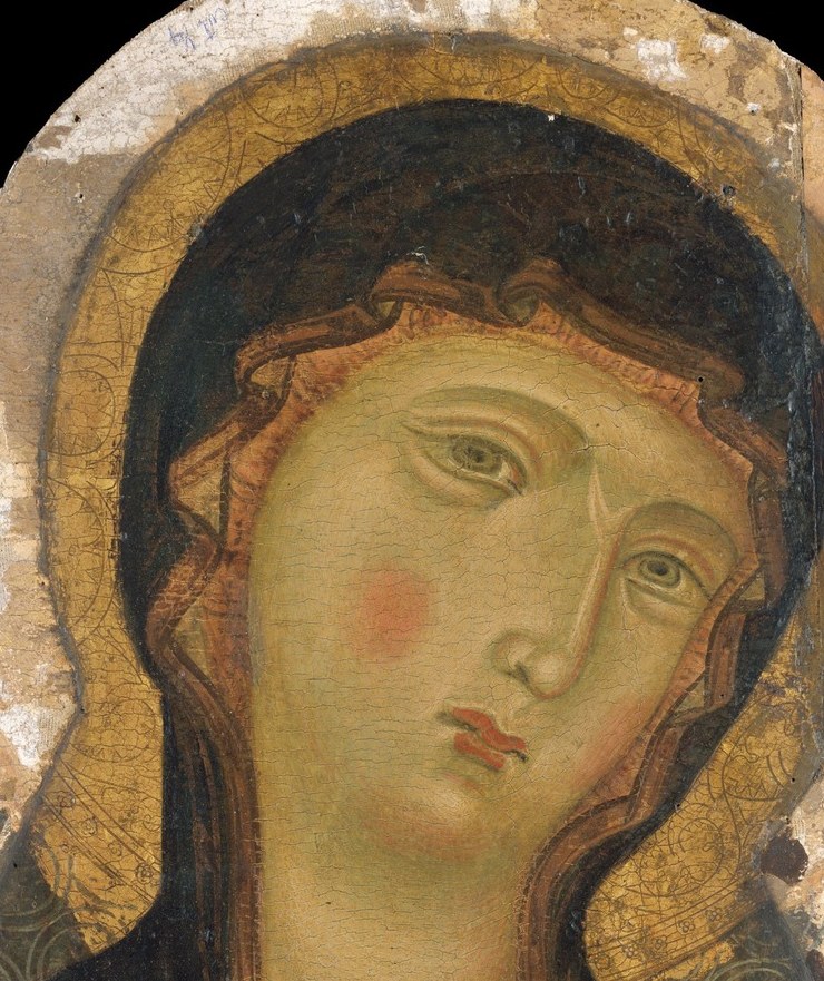 But one detail tells you exactly whose hand painted her.