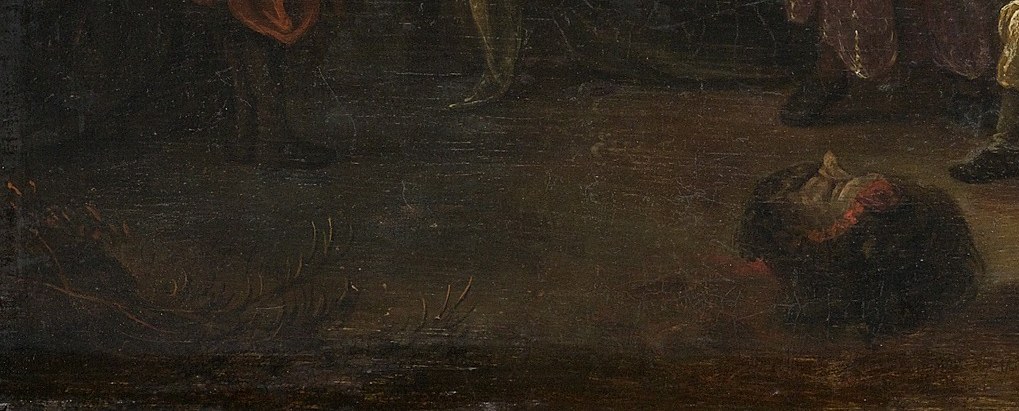 The artist, Gerrit de Wet, trained under Rembrandt's influence.