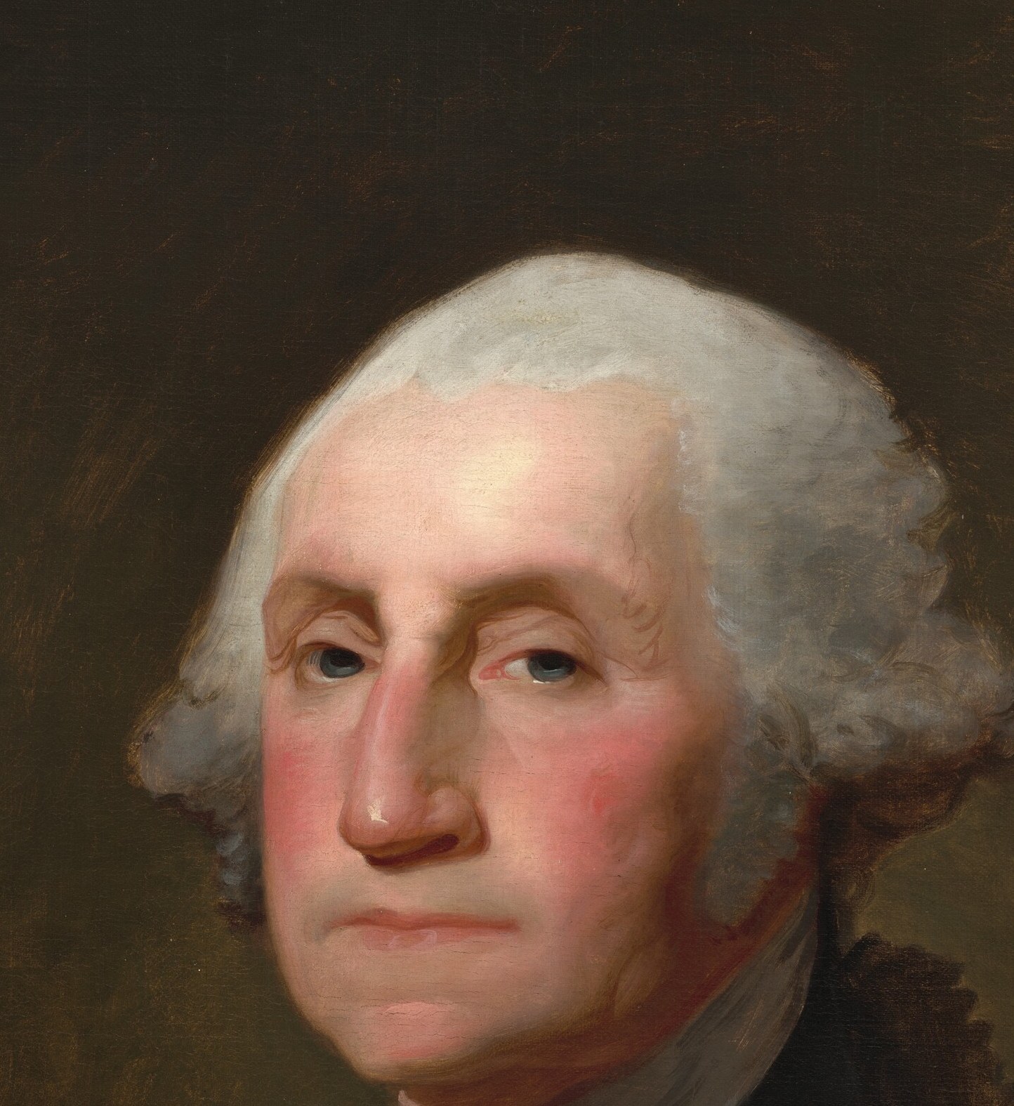 Peale spent his life painting Washington from other images.