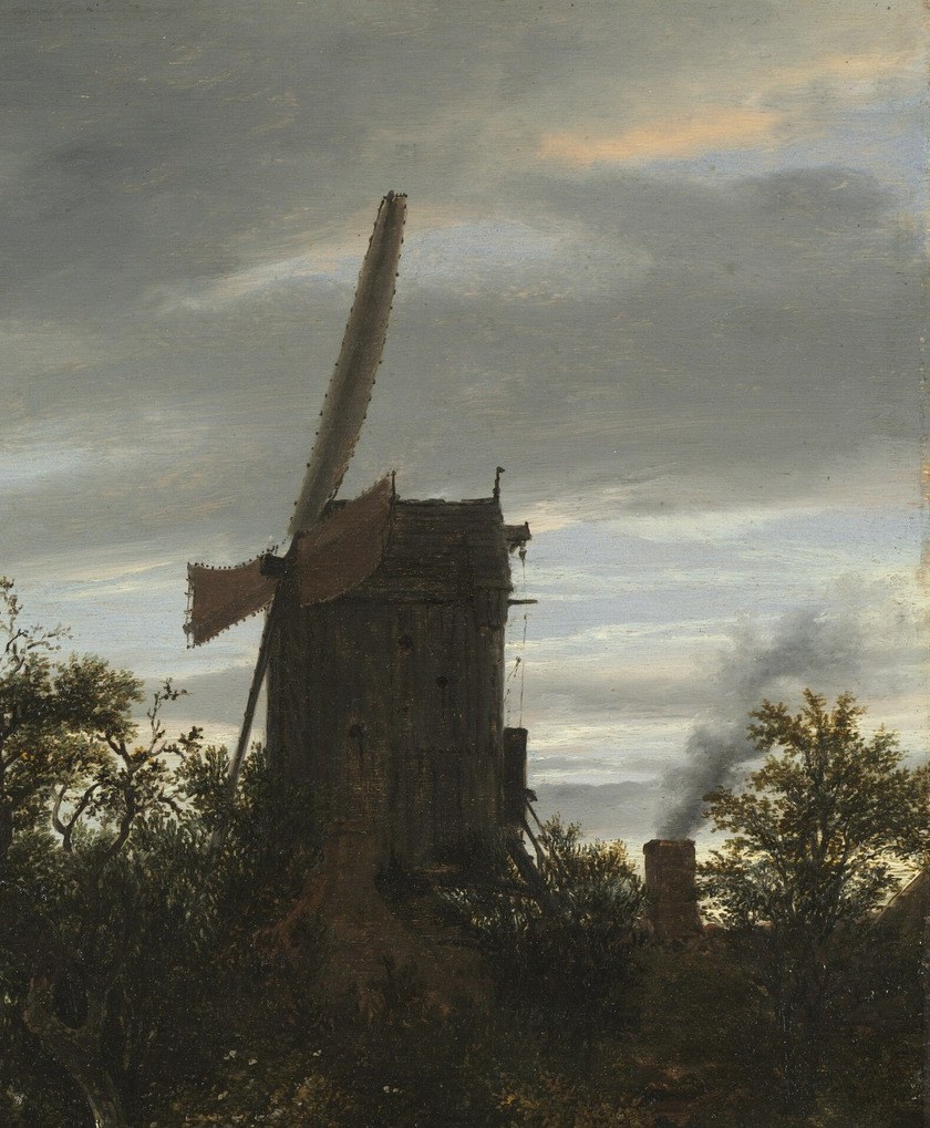 Jacob van Ruisdael was still copying his uncle Salomon.