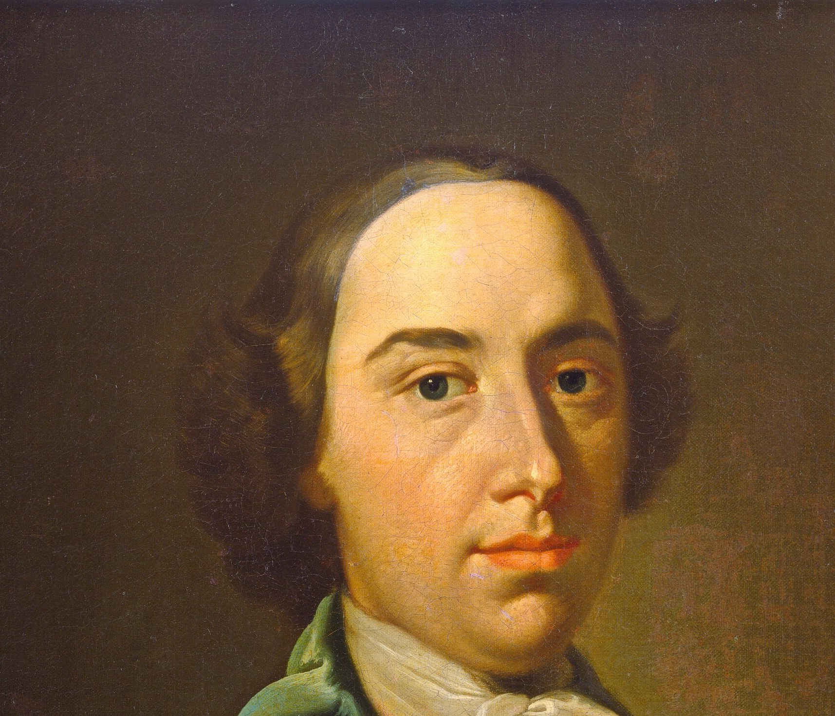 Meet a mid-18th century gentleman, posed just so.
