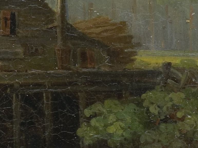 The water wheel. The engine of the mill.