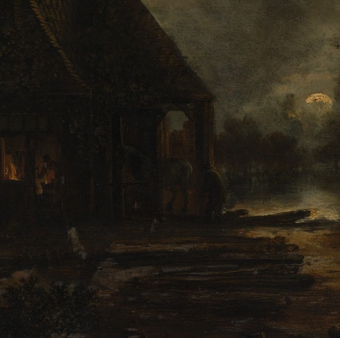 Aert van der Neer died in obscurity in 1677.