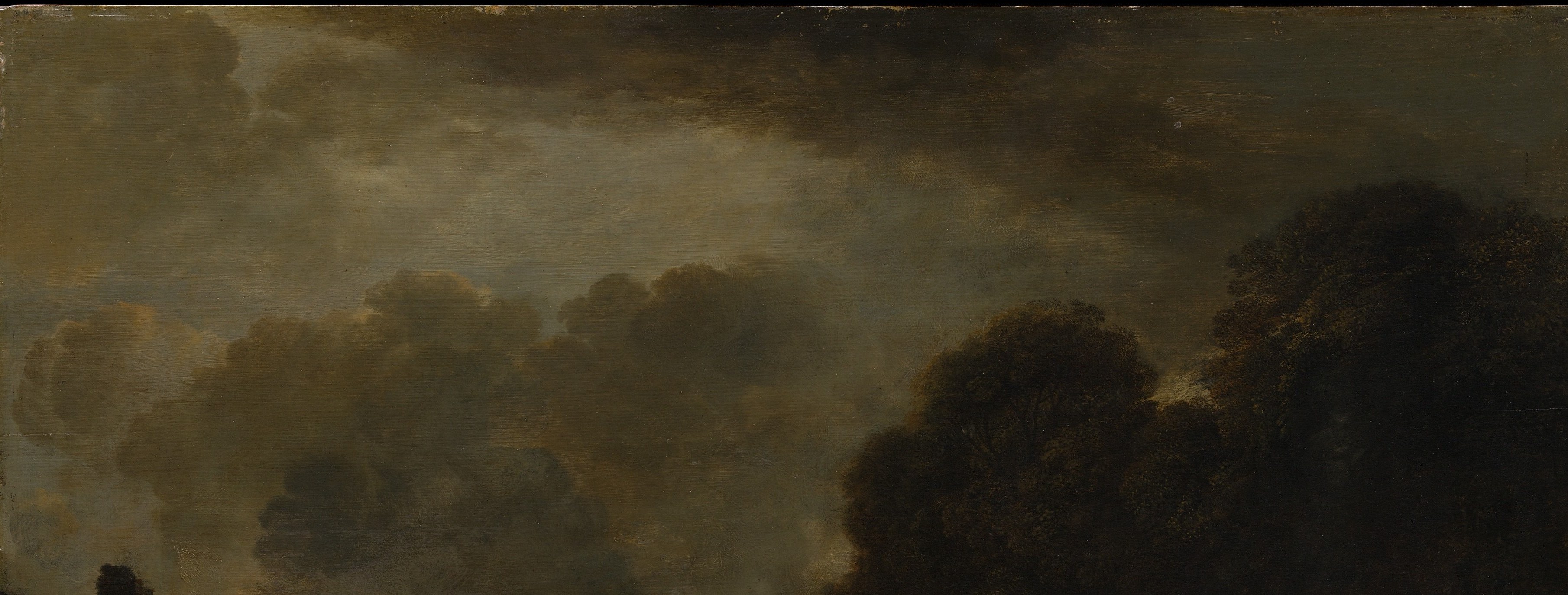 His specialty: painting near-total darkness.