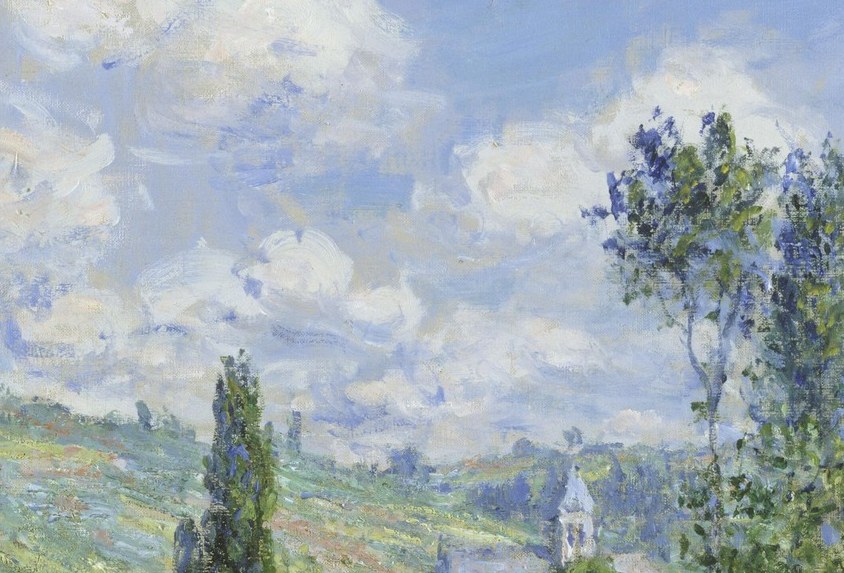 In 1880, Claude Monet was broke. His wife was dying.