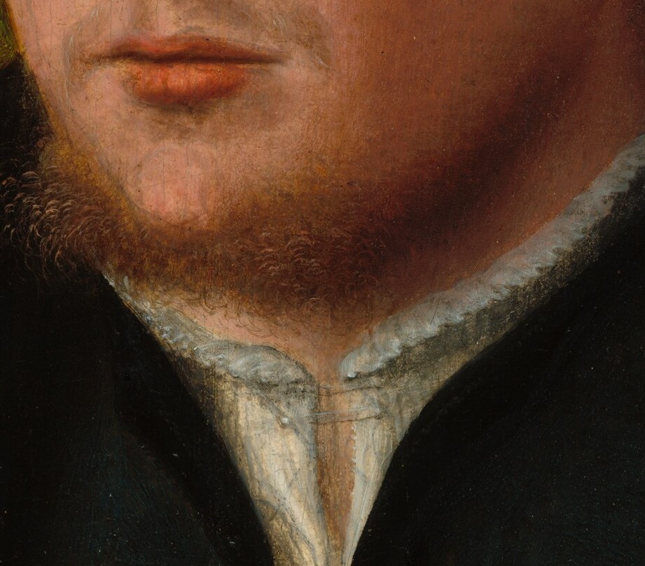 The painter used strong light and shadow to create drama.