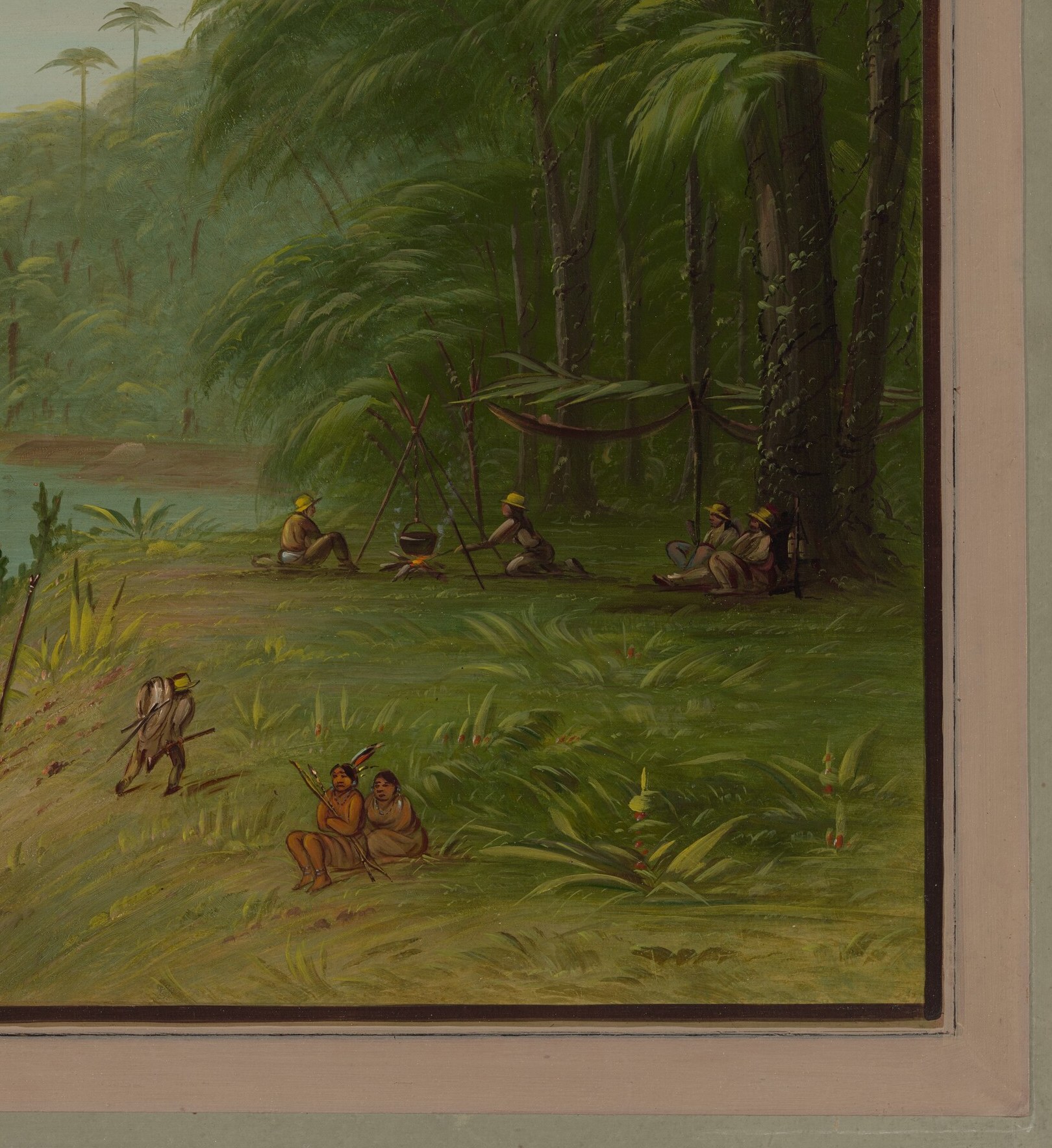 This landscape shows a quieter side of his artistic vision.