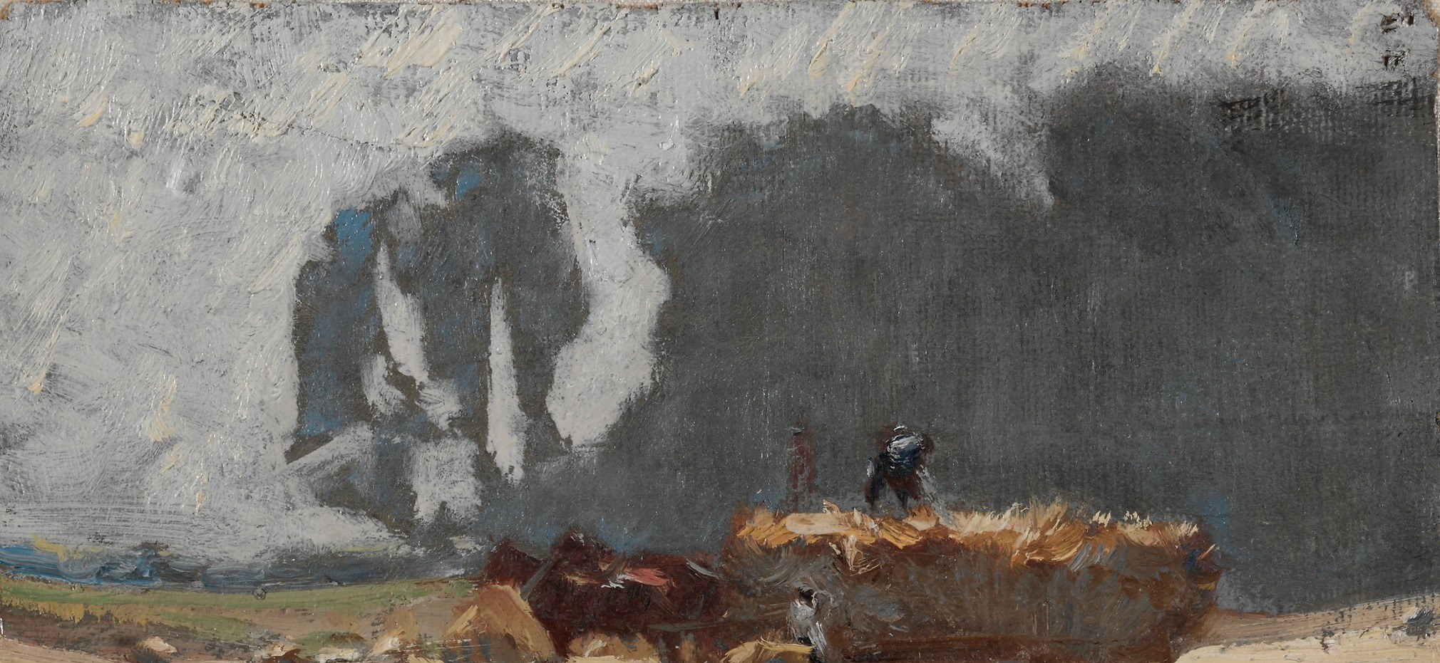 His vigorous brushwork made the scene almost tactile, alive.
