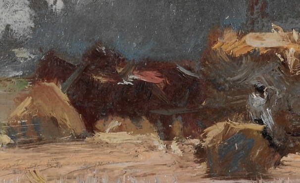 His painting captures the arduous, everyday labor of the era.