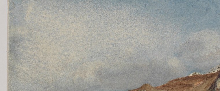 He worked quickly, using watercolor like a sketch.