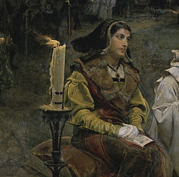 The courtiers grew weary, but she never did.
