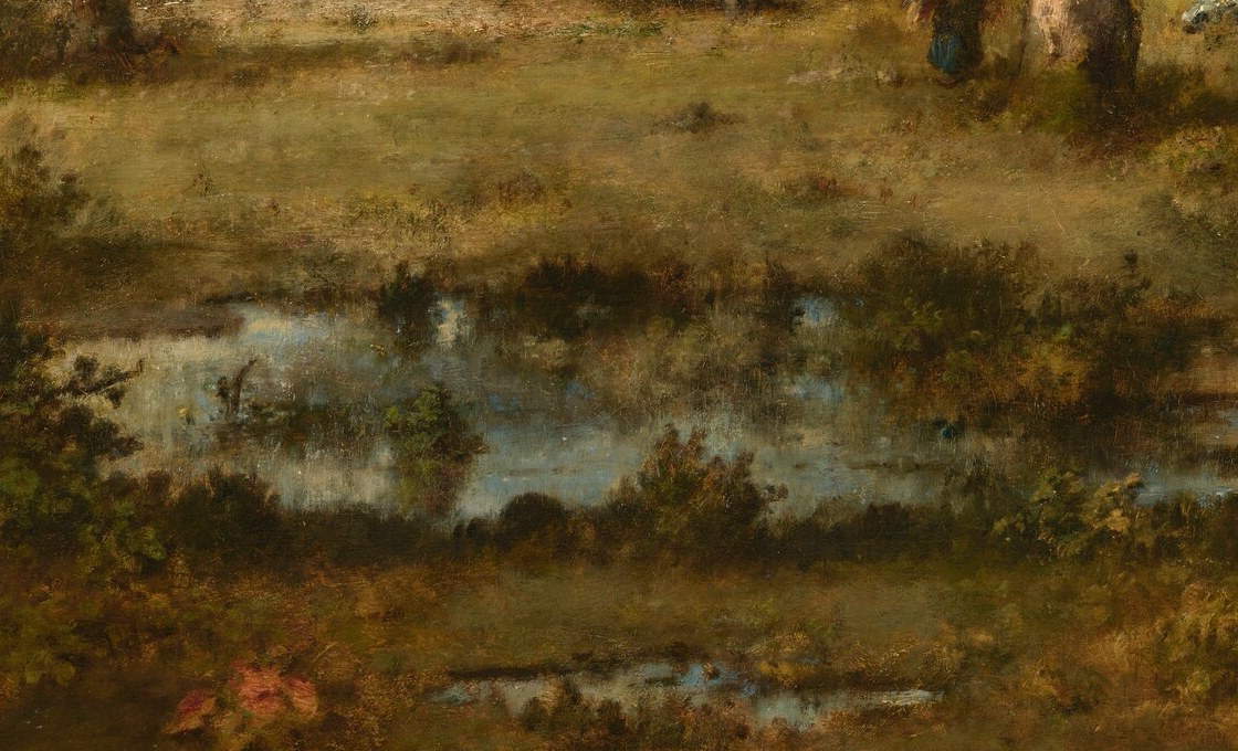 It's a quiet, reflective painting.