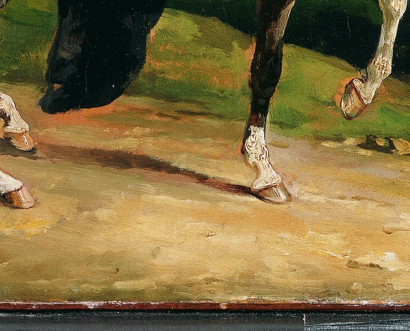 He was obsessed with horses; they fill his sketchbooks.