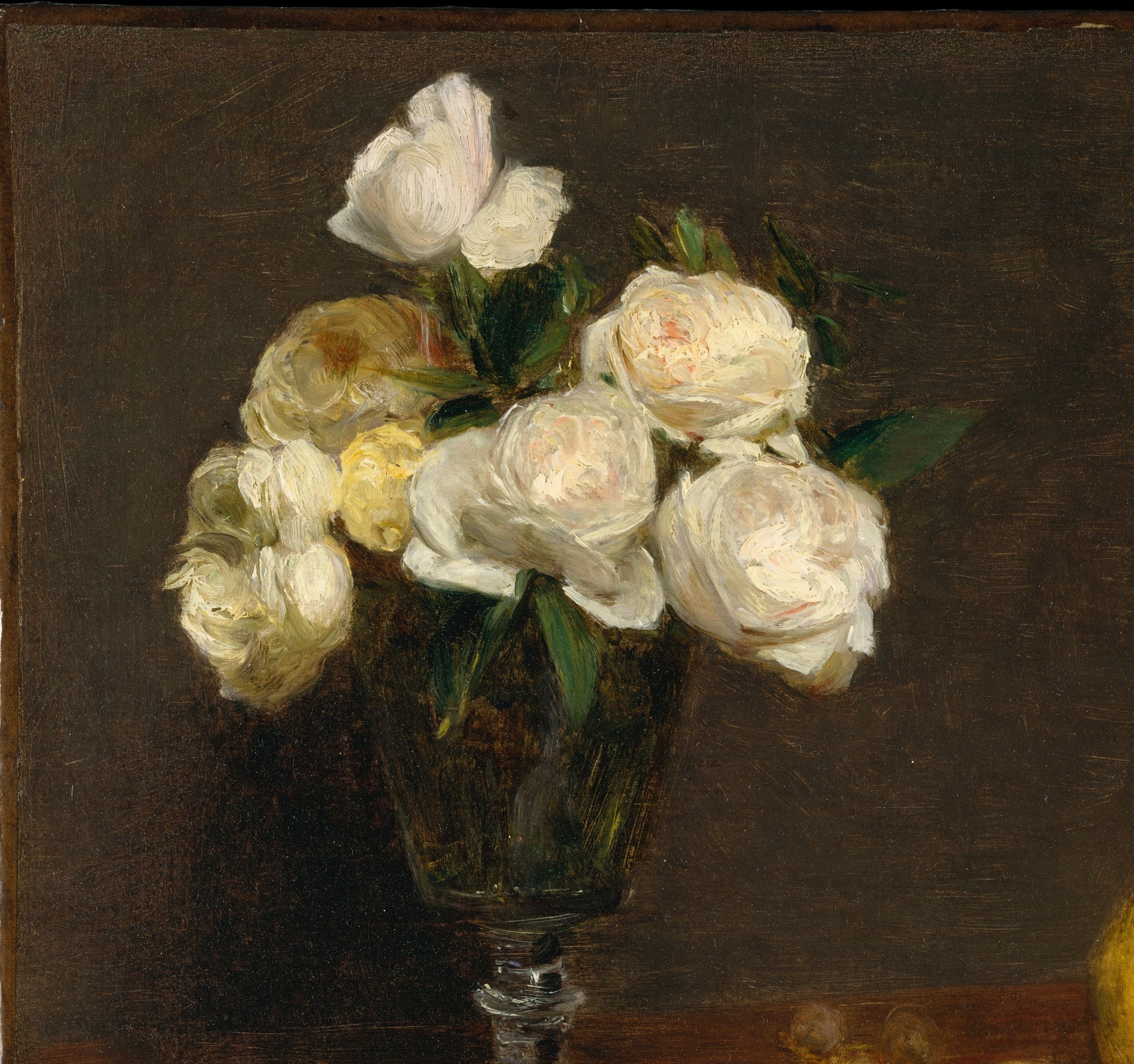 Painted in 1863 by a man famous for his flowers.