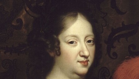 Anne of Austria, and her daughter Marie-Thérèse, in 1664.