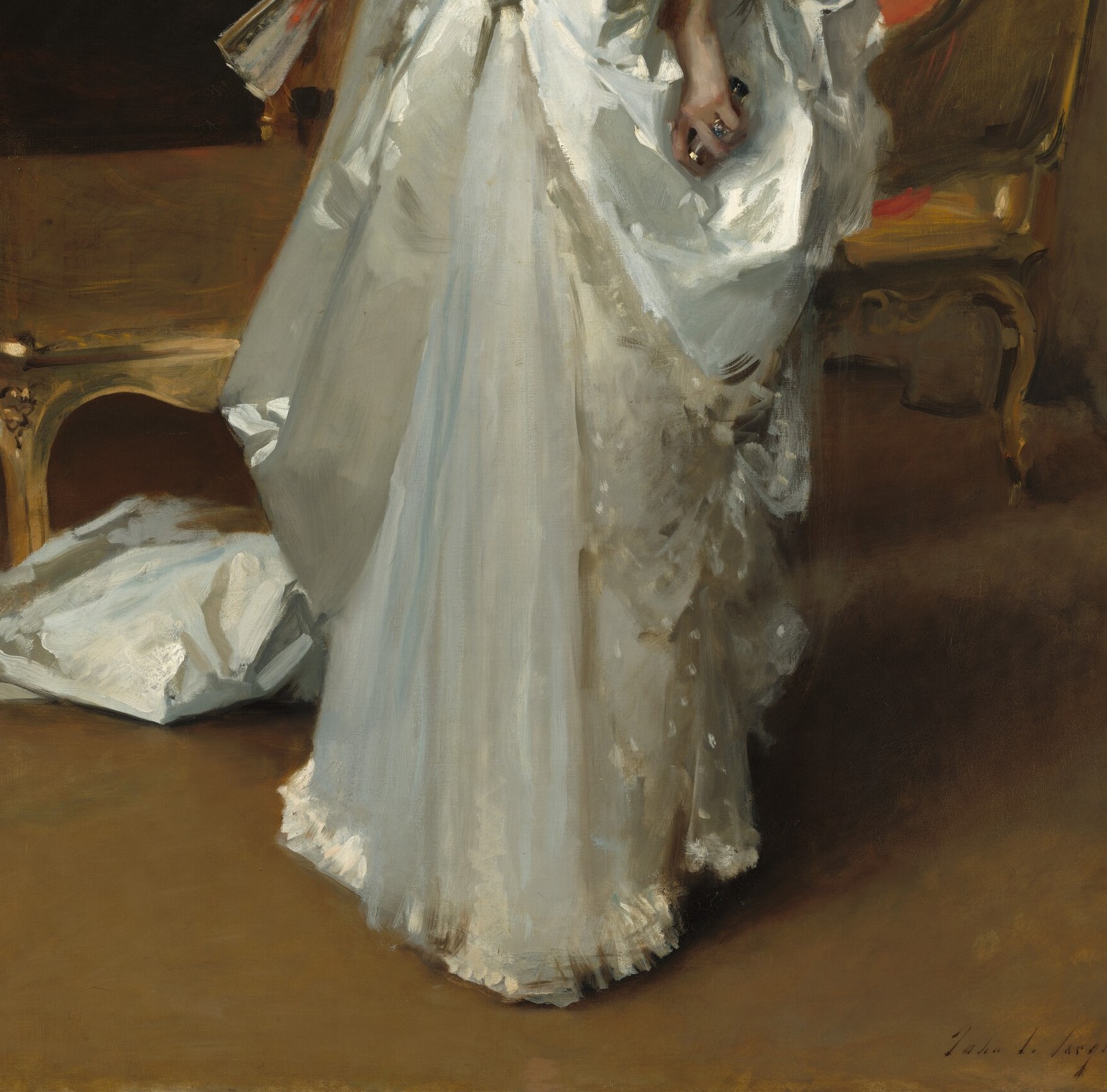 Sargent was a master of luxurious fabrics.