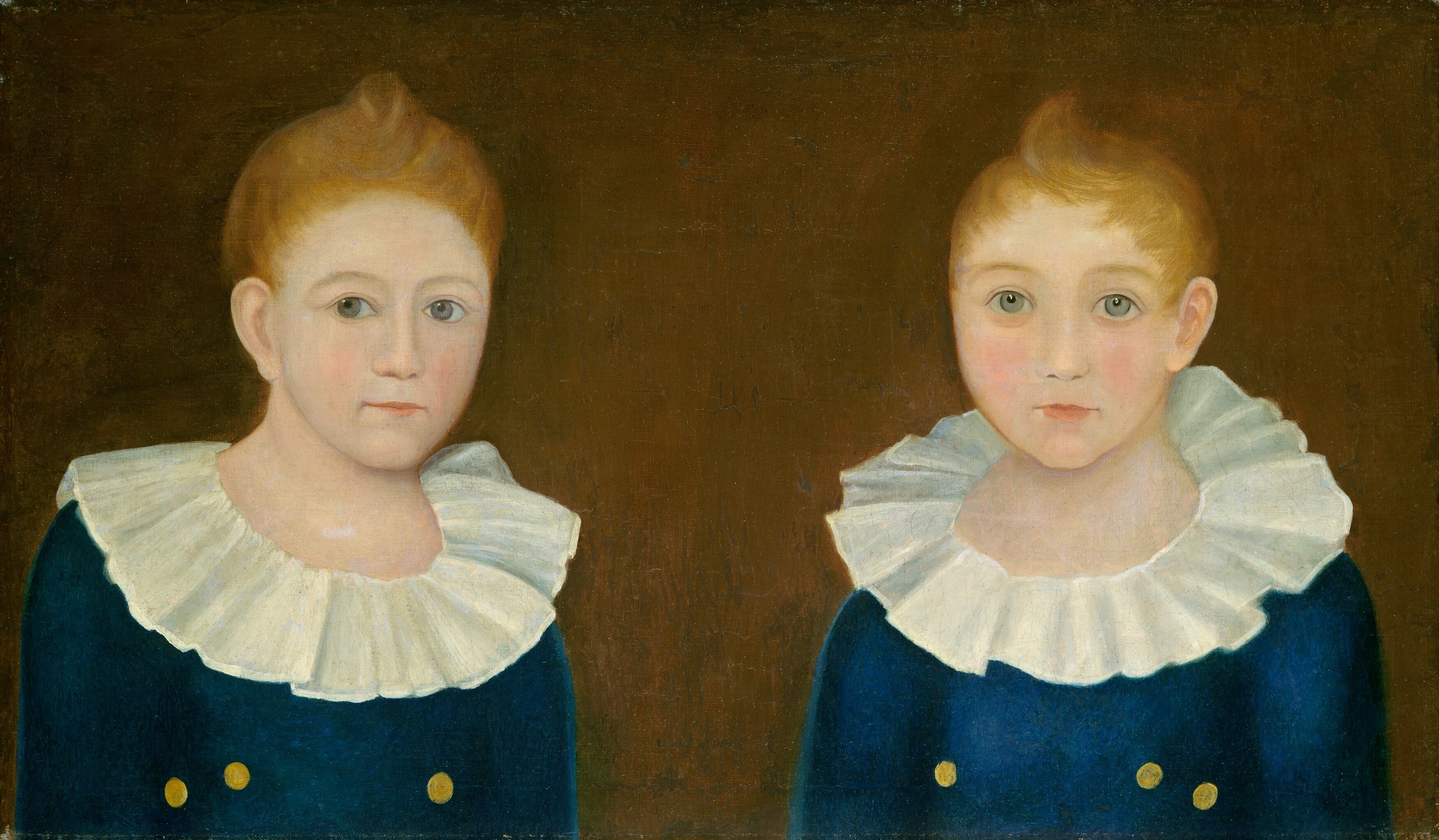 The artist used a simple background to focus on them.