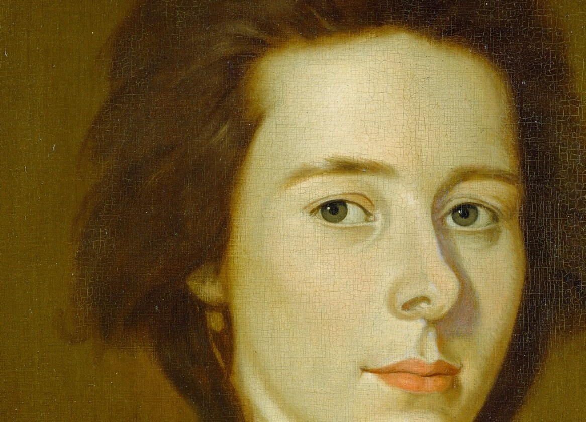 Her neat curls were the height of late 18th-century fashion.