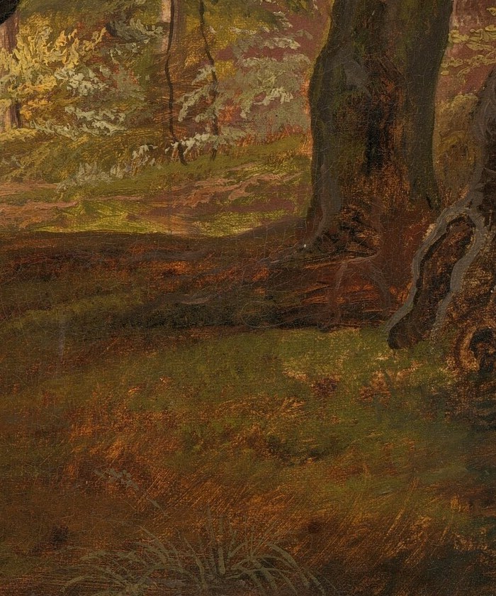 He captures every detail, from moss to rough texture.