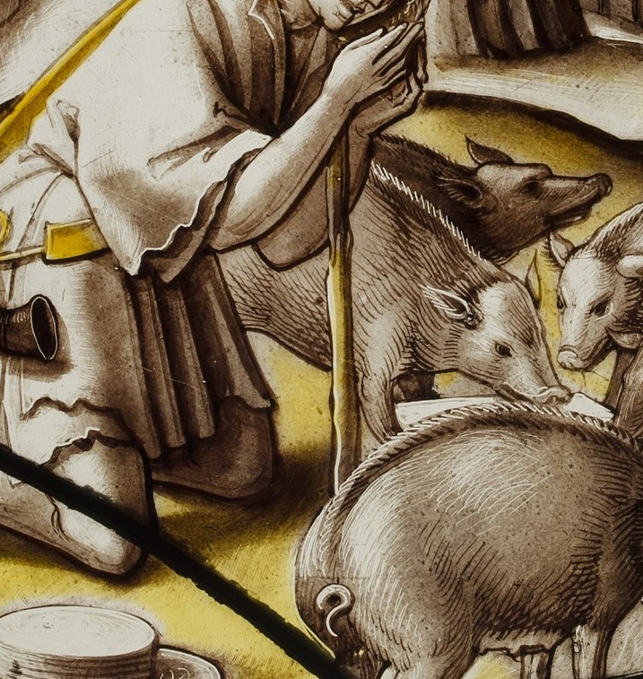 He is the Prodigal Son, from a biblical parable.