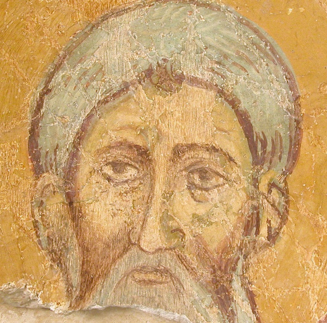 But the saint's face, surprisingly, remains clear.