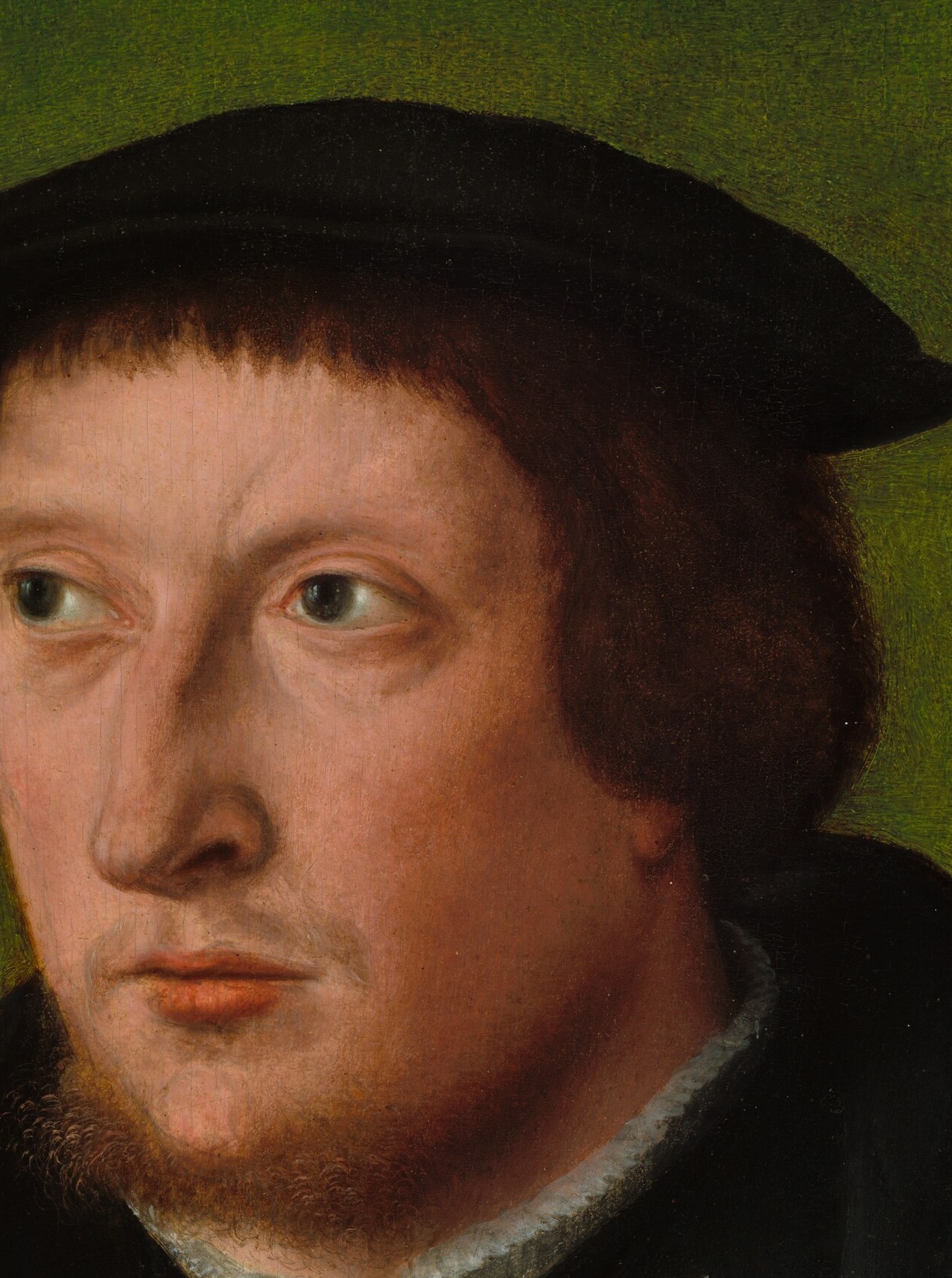 But look closely at this early portrait.
