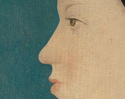 The painter never saw her face.