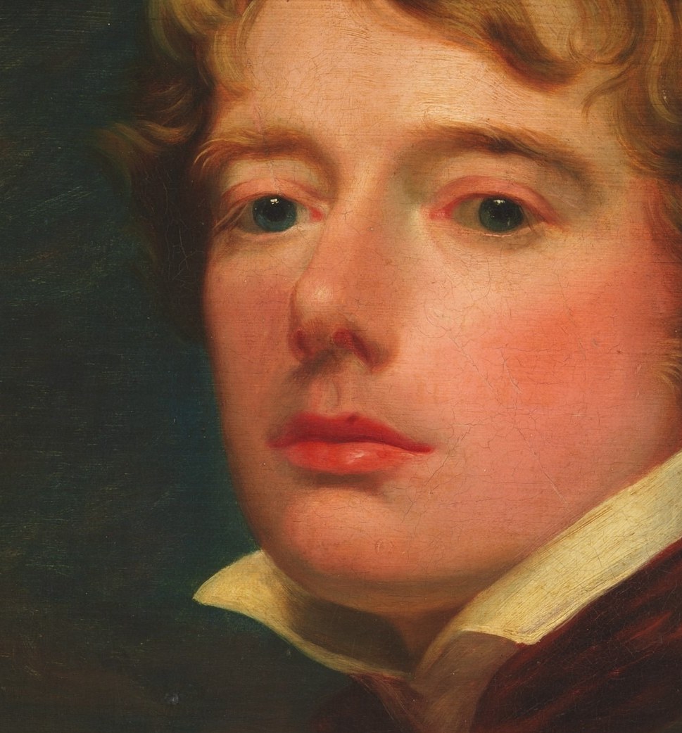 He painted himself with a direct gaze.