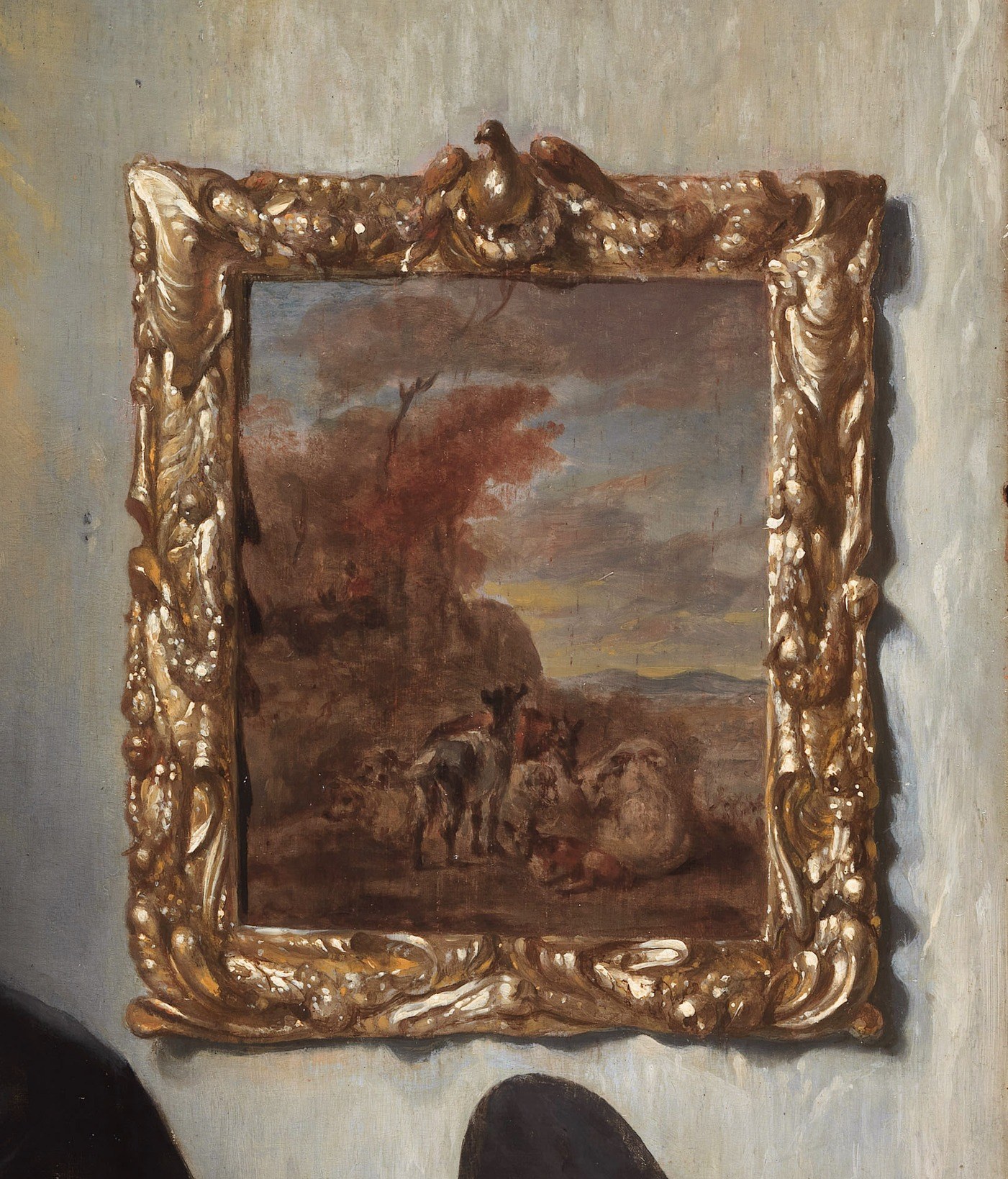 This painting is often paired with another: a woman reading a letter.