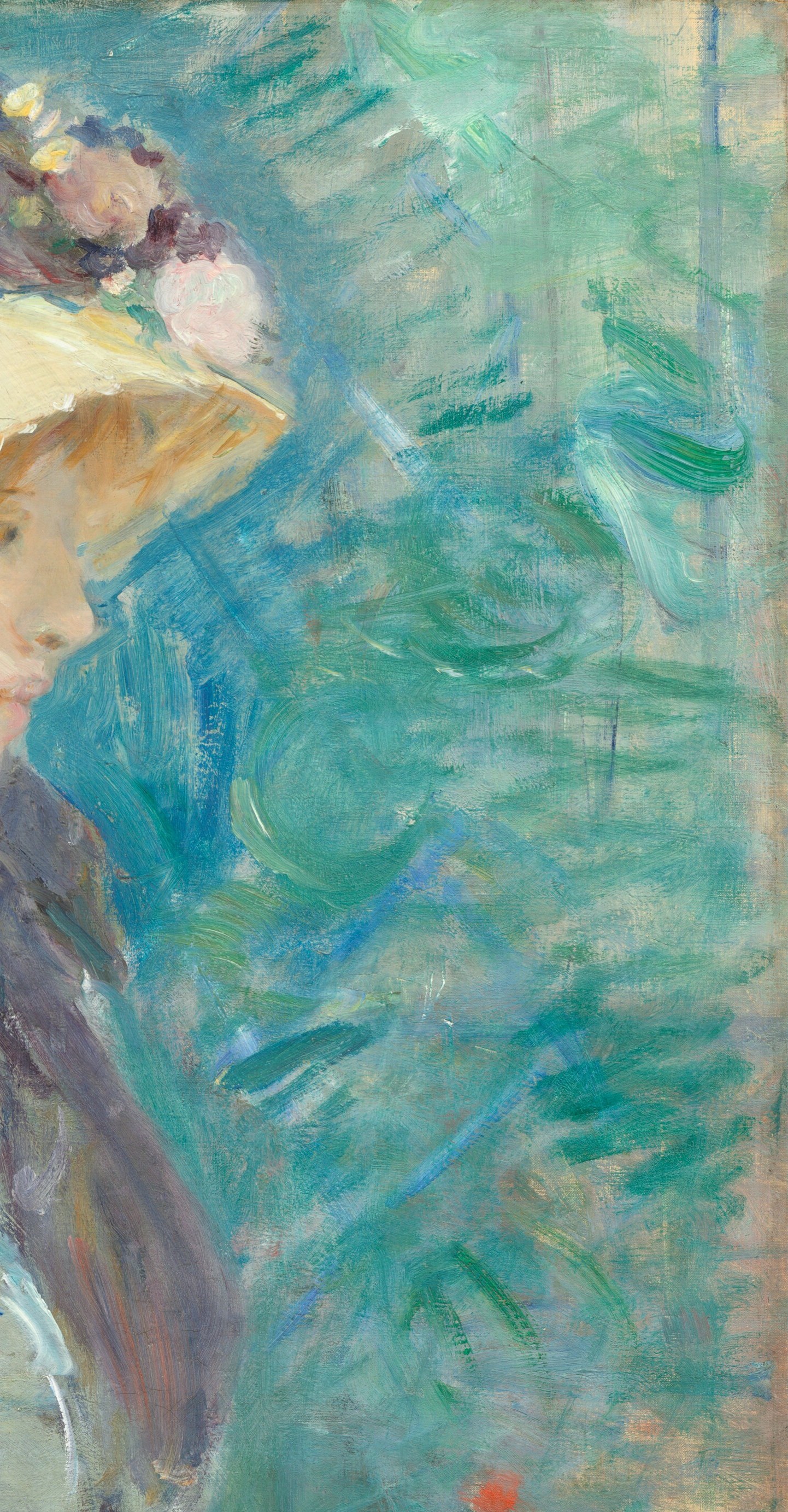 She broke from the official Salon to join the 'rejected' Impressionists.