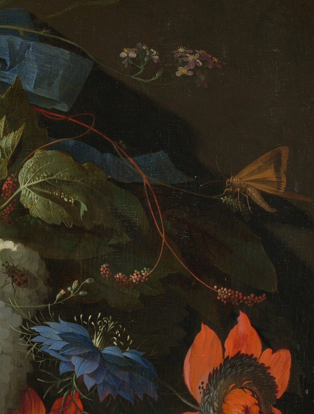 He often created fantasy bouquets from impossible blooms.