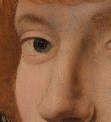 The painter used strong contrasts to create depth.