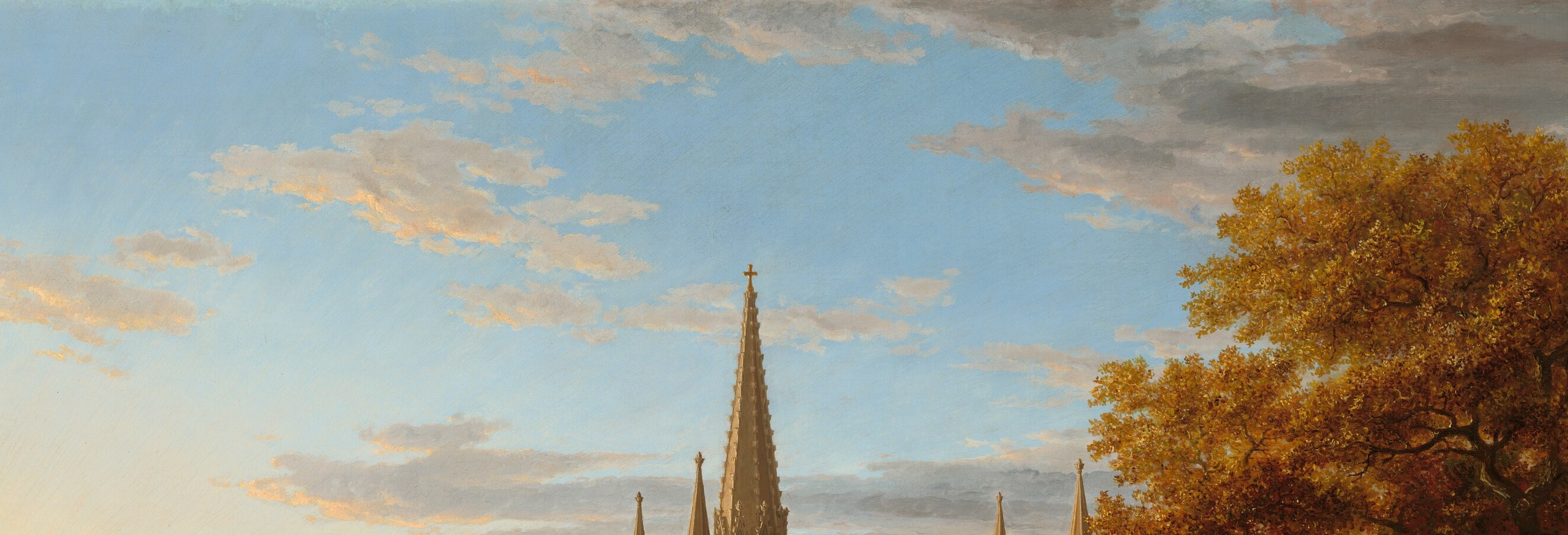Notice the warm light and the glowing spires, a Cole signature.