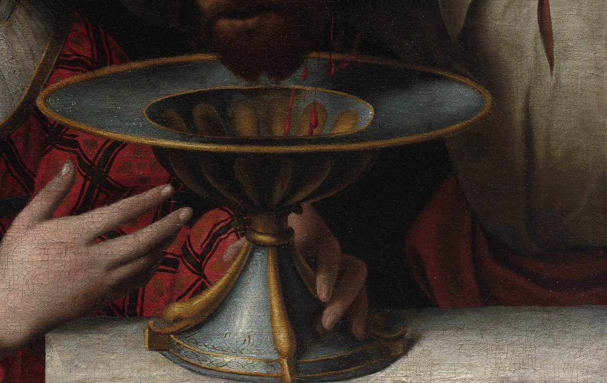Salome's dress suggests wealth and status.